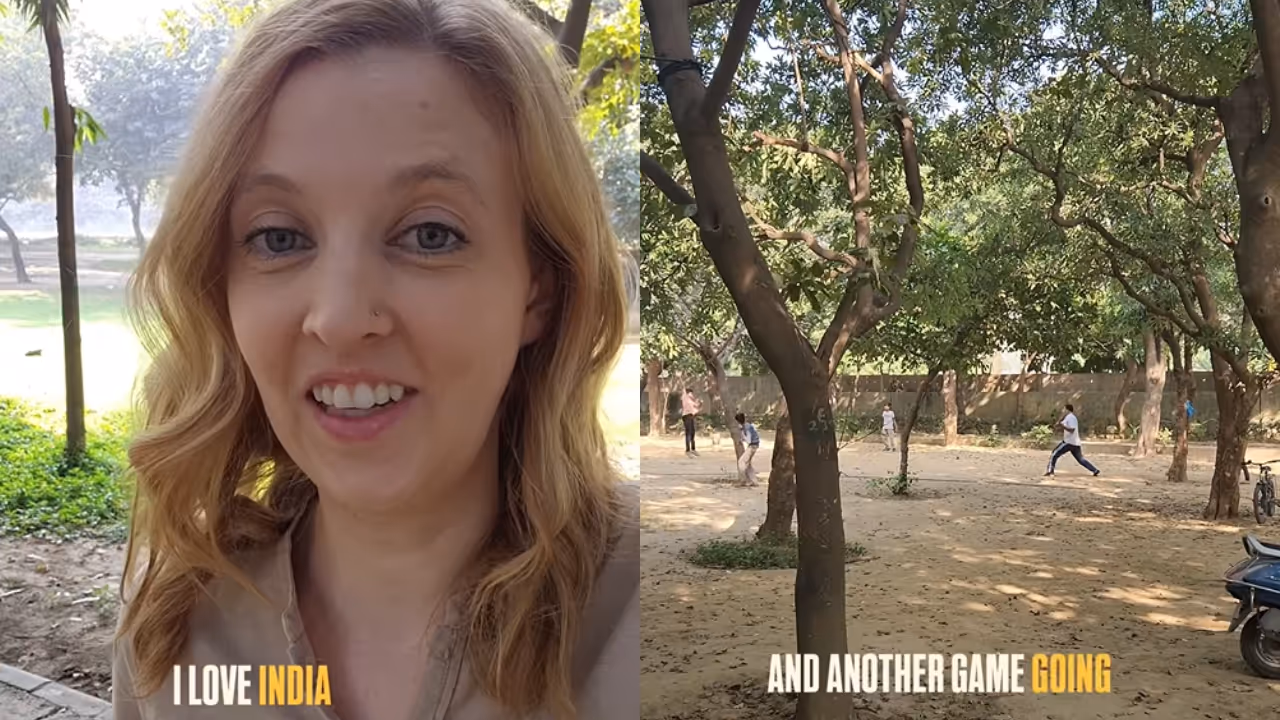 ” I Love India”… ஒரே நேரத்தில் ஒரே இடத்தில் 5 கிரிக்கெட் போட்டிகள்… இந்தியாவைப் பார்த்து வியந்து போன அமெரிக்கா பெண்… வைரலாகும் வீடியோ…!!!