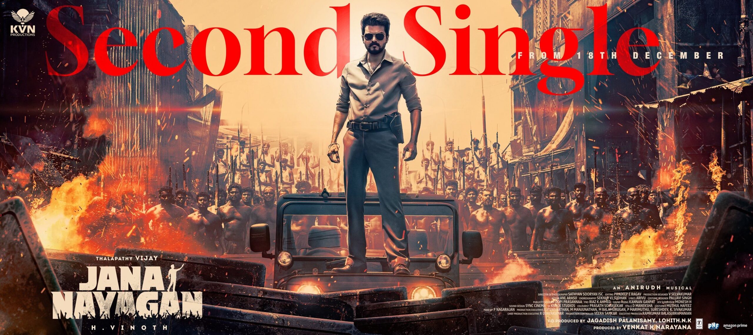 தளபதி ரசிகர்களுக்கு செம ட்ரீட்..! ஜனநாயகன் படத்தின் 2-வது பாடல் வெளியீடு… எப்போது தெரியுமா..? விஜயின் மெர்சலான போஸ்டருடன் அறிவிப்பு..!!!
