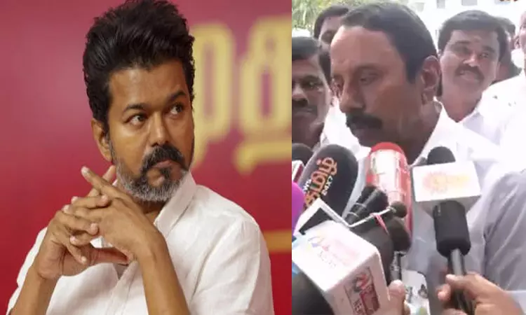 ஈரோட்டில் பரபரப்பு! விஜய் வருகைக்கு அனுமதி மறுப்பு? மாற்று ஏற்பாடு என்ன? நிர்வாகி செங்கோட்டையன் வெளியிட்ட தகவல்!