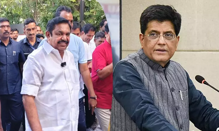 தமிழக அரசியலில் அதிரடித் திருப்பம்: திடீரென சென்னை வரும் மத்திய அமைச்சர் பியூஷ் கோயல்! எடப்பாடி பழனிசாமி வீட்டில் இன்று முக்கிய விருந்து!
