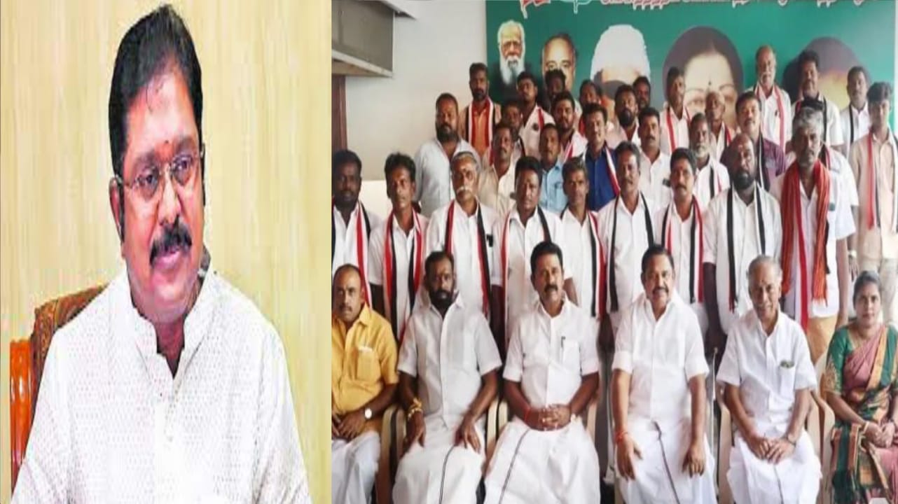 டிடிவி தினகரனுக்கு பெரும் ஷாக்… அமமுகவிலிருந்து விலகி அதிமுகவில் இணைந்து 200 நிர்வாகிகள்… சூடு பிடிக்கும் அரசியல் களம்…!!!