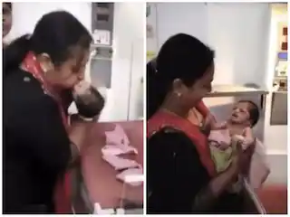 மூச்சு பேச்சு இல்லாமல் இறந்த நிலையில் கிடந்த பெண் குழந்தை… தொடர்ந்து 7 நிமிடங்கள் சுவாசத்தை கொடுத்து காப்பாற்றிய மருத்துவர்… நெஞ்சை உருக்கும் வீடியோ..!!!