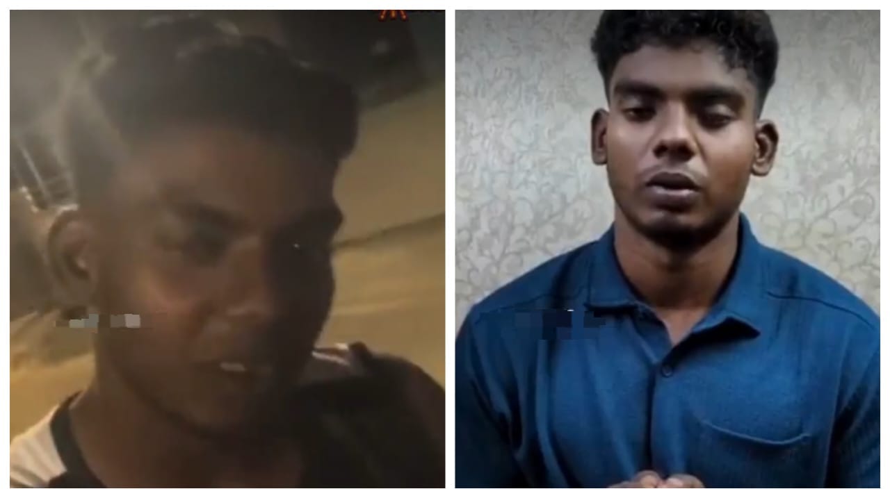 எஸ்.பி ஆபிஸ் உள்ளே புகுந்து…! “சவால் விட்டு வீடியோ வெளியிட்ட வாலிபர்”… இப்ப கை கூப்பி மன்னிப்பு கேட்கிறார்… பாடம் புகட்டிய போலீஸ்… வீடியோ வைரல்…!!