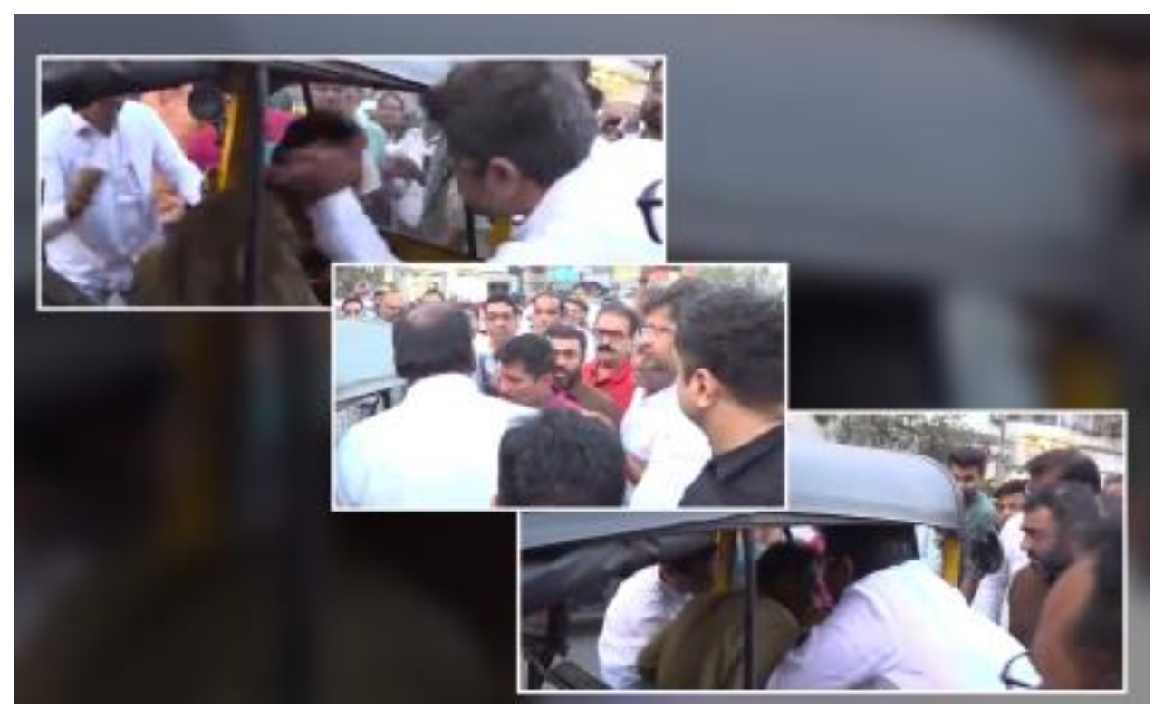 “தவறான திசையில் வந்த ஆட்டோ டிரைவருக்கு நடுரோட்டில் விழுந்த அறை…  கொதித்தெழுந்த பாஜக எம்.எல்.ஏ பராக் ஷா… காட்கோபரில் நடந்தது என்ன…?