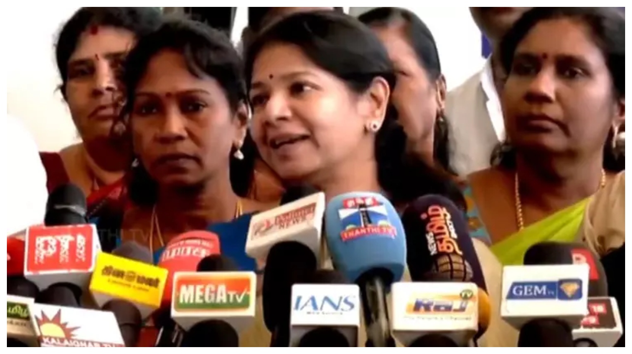 “பொய்யான விமர்சனமா கனிமொழி கொடுத்த ‘நோஸ்கட்’ பதில்…. வைரலாகும் அதிரடி பேட்டி…!!!