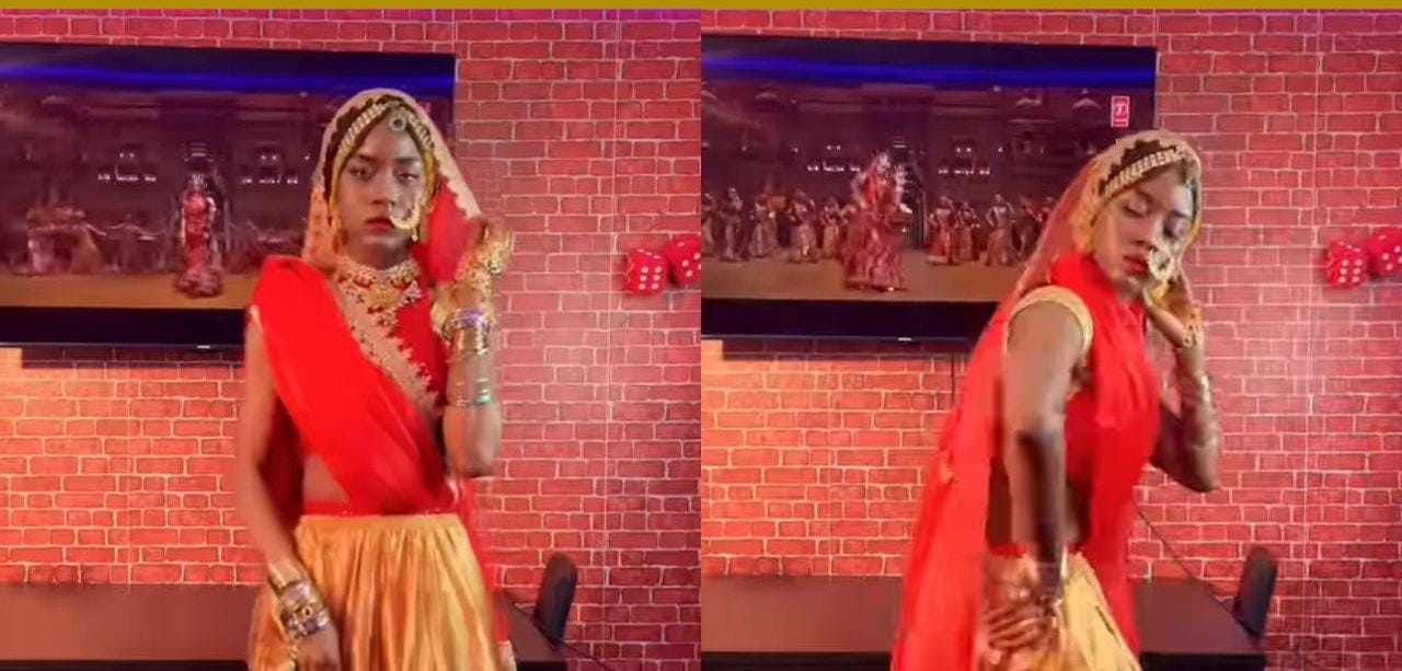 பாலிவுட் பாடல்களுக்கு இந்தியர்கள் மட்டும்தான் சிறப்பாக நடனமாட முடியுமா?… நடிகை தீபிகா படுகோன் பாடலுக்கு நடனமாடிய ஆப்ரிக்கா பெண்… வைரல் வீடியோ…!!