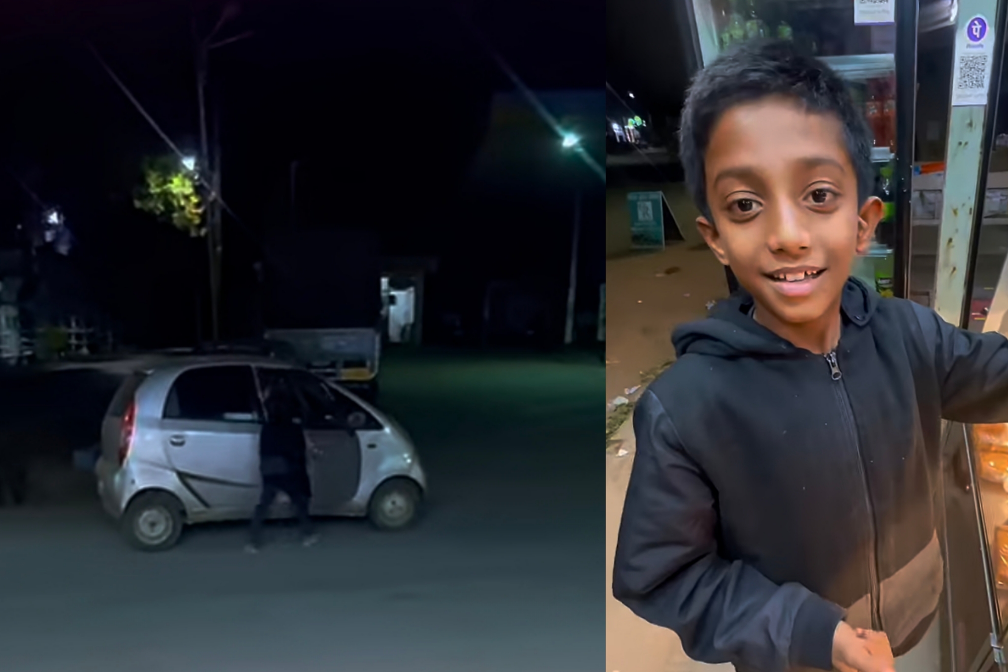 ​”4-வது படிக்கிற பையன் கார் ஓட்டுறதா?” – டாட்டா நானோ காரில் வந்து ‘மாஸ்’ காட்டிய சிறுவன்…. நெட்டிசன்களை அதிரவைத்த வீடியோ….!!