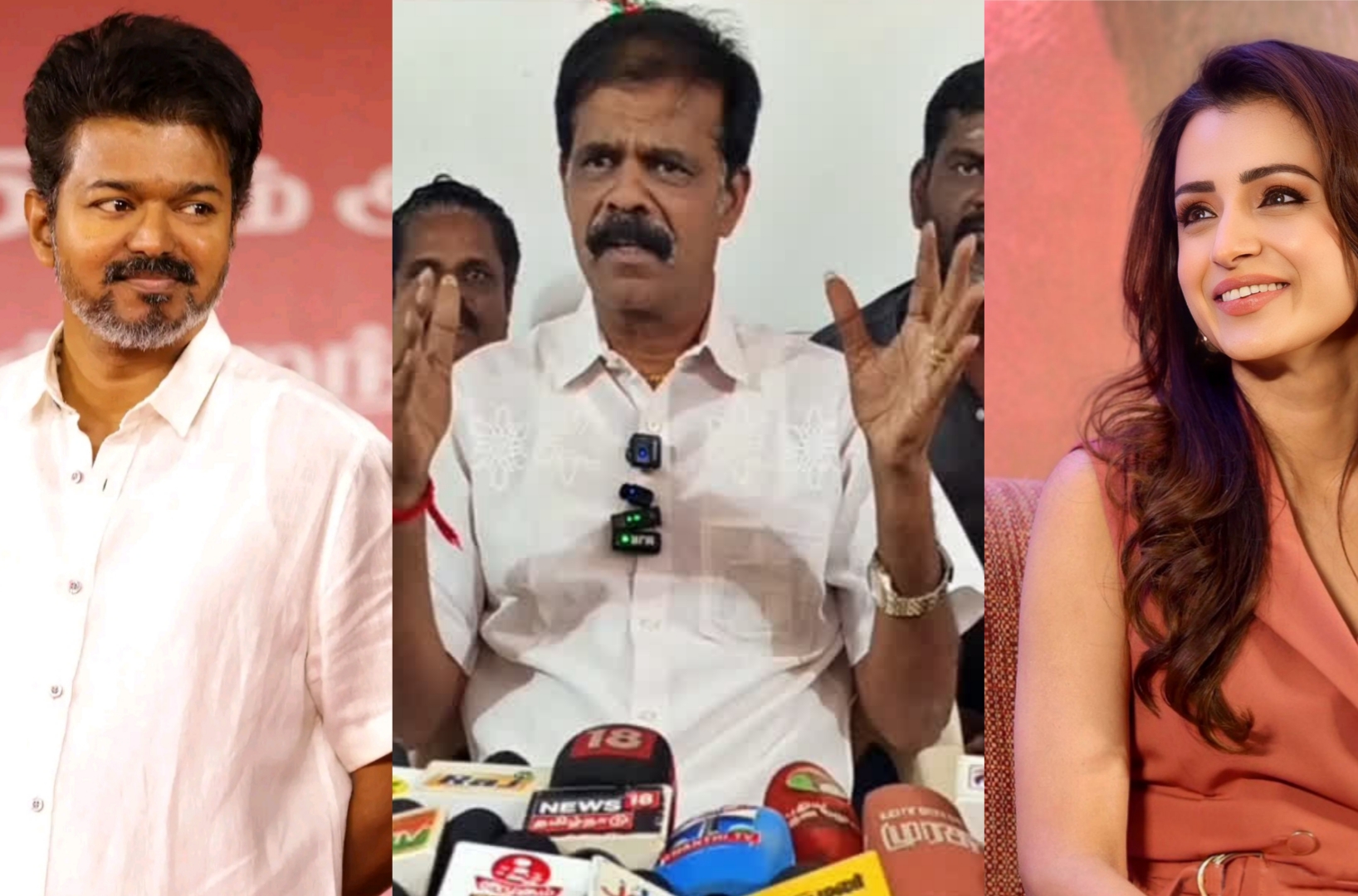 “விஜய்யை பத்தி திரிஷாகிட்ட கேளுங்க” திமுகவில் சேர்ந்த கையோடு செல்வகுமார் போட்ட குண்டு….!!
