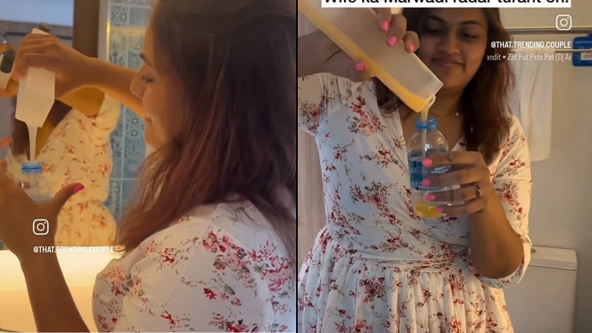 மீண்டும் சர்ச்சை: ஹோட்டல் பாடி வாஷை பாட்டிலில் நிரப்பி எடுத்துச் சென்ற இன்ஃப்ளூயன்ஸர் தம்பதி! வைரலாகும் ‘திருட்டு’ வீடியோ..!!!