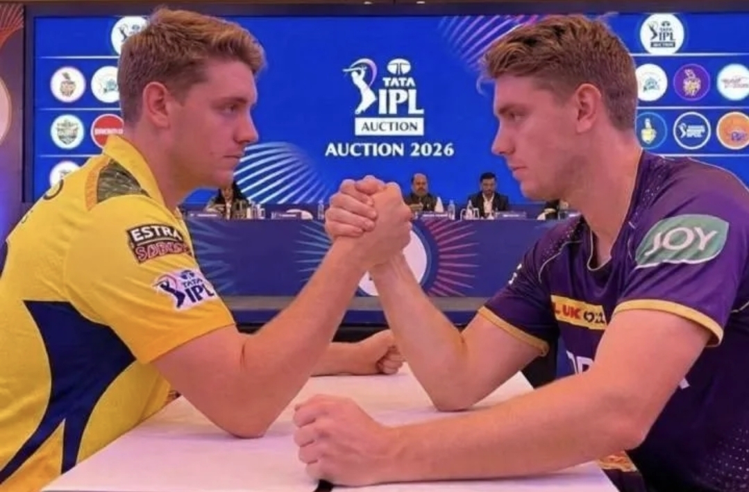 IPL வரலாற்றின் உச்சம்…. ₹2 கோடியில் தொடங்கி ₹25 கோடி…. கிரீனுக்காக CSK-KKR இடையே நடந்த மெகா யுத்தம்…. வெற்றி யாருக்கு தெரியுமா….?