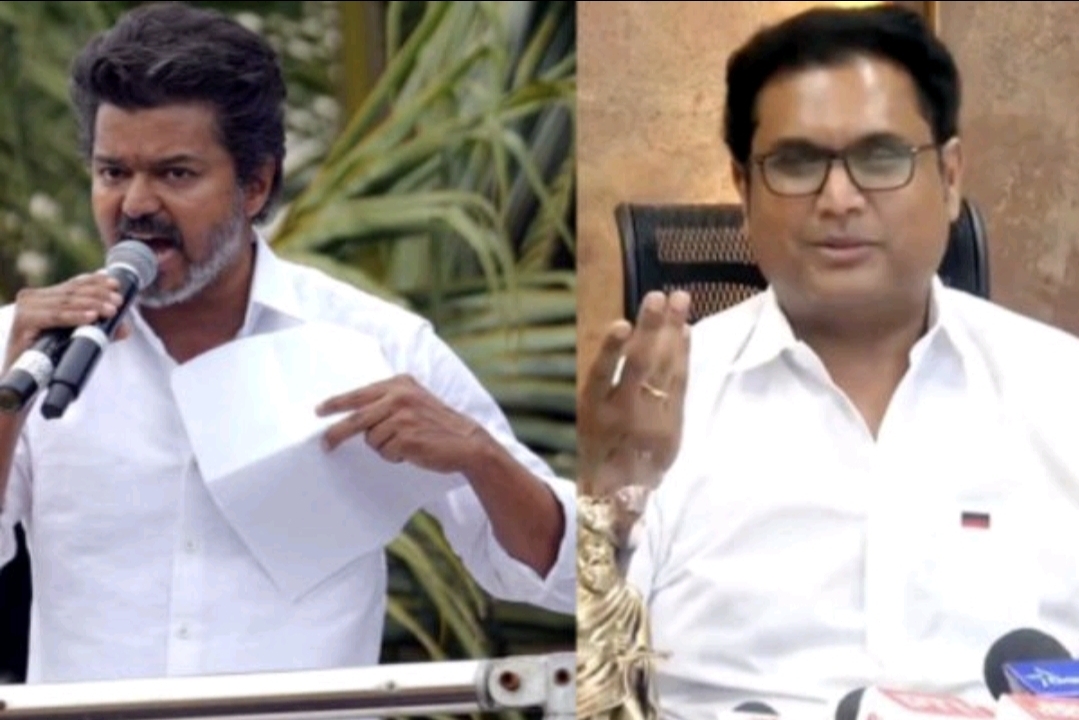 “தூக்கத்தில் பேசுபவர்களுக்கெல்லாம் பதில் சொல்ல முடியாது” – விஜய்யை அற்பத்தனமானவர் என விமர்சித்தாரா டி.ஆர்.பி. ராஜா….?
