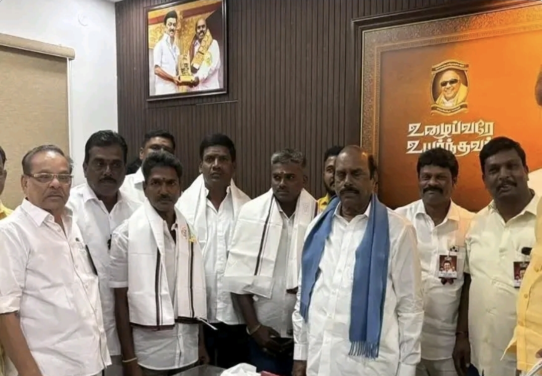இது என்ன புது ட்விஸ்ட்….? அமைச்சர் எ.வ. வேலு முன்னிலையில் செம சம்பவம்…. ஆரணியில் திமுக செம ஸ்ட்ராங்….!!
