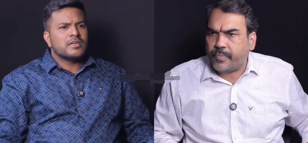 தினமலர் ஆர்.எஸ்.எஸ் பத்திரிகையா….? என்கிட்ட இப்படி எல்லாம் பேசக்கூடாது…. ரங்கராஜ் பாண்டே ஆவேசம்….!!
