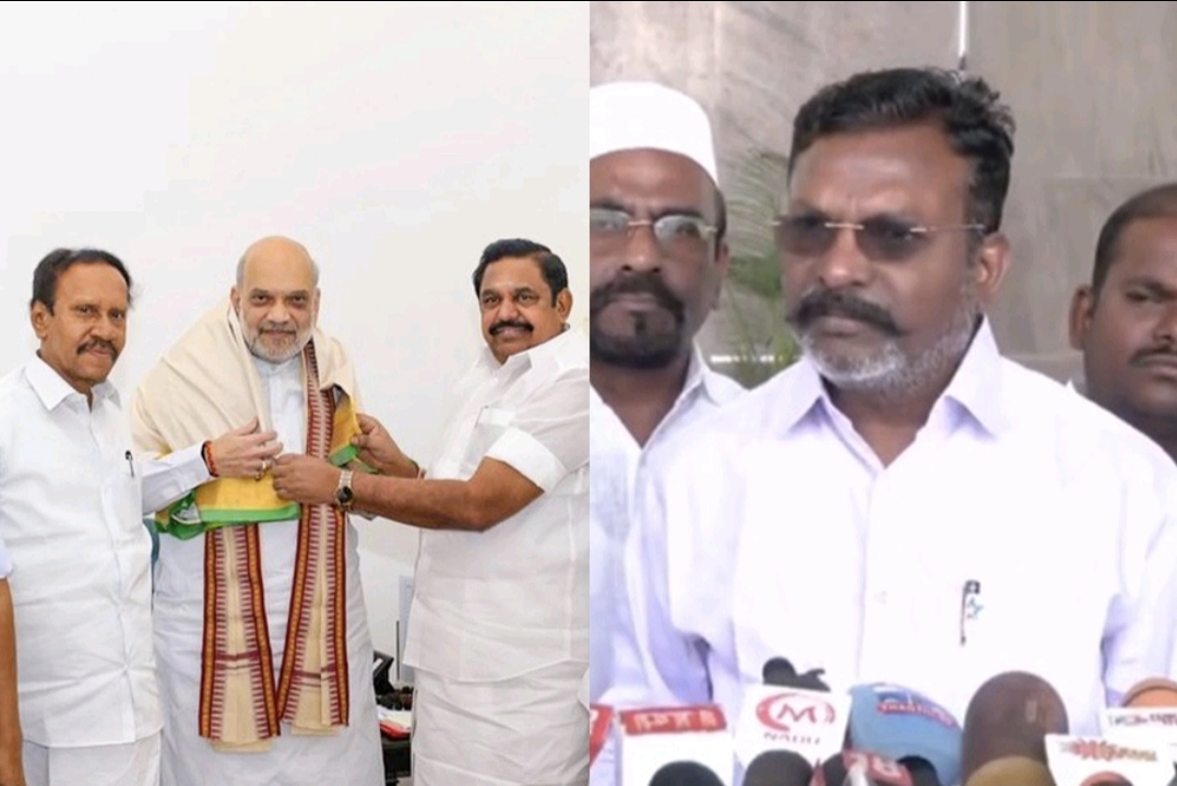 அதிமுக செய்வது துரோகம்…. பாஜக இவ்வளவு ஆட அதான் காரணம்….  கரராக சொன்ன திருமாவளவன்….!!