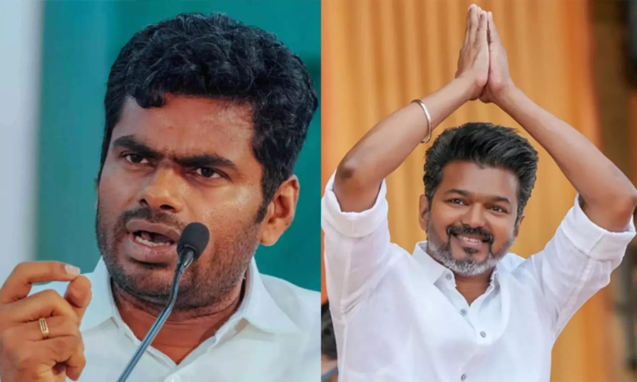தப்புனா தப்புனு சொல்லணும்..! சரியா சரின்னு சொல்லுங்க.. அரசியலில் சும்மா கம்முனு இருக்கக்கூடாது… தவெக தலைவர் விஜய்க்கு அண்ணாமலை அறிவுரை..!!!
