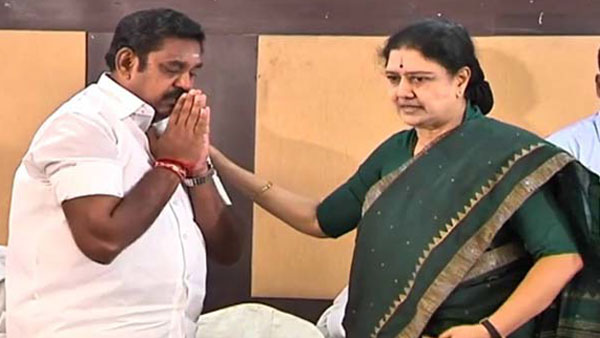 எடப்பாடிக்கு சசிகலா ஆதரவா…? ஓபிஎஸ், டிடிவி விமர்சனங்களுக்கு ‘செக்’ வைத்த சின்னம்மா….!!