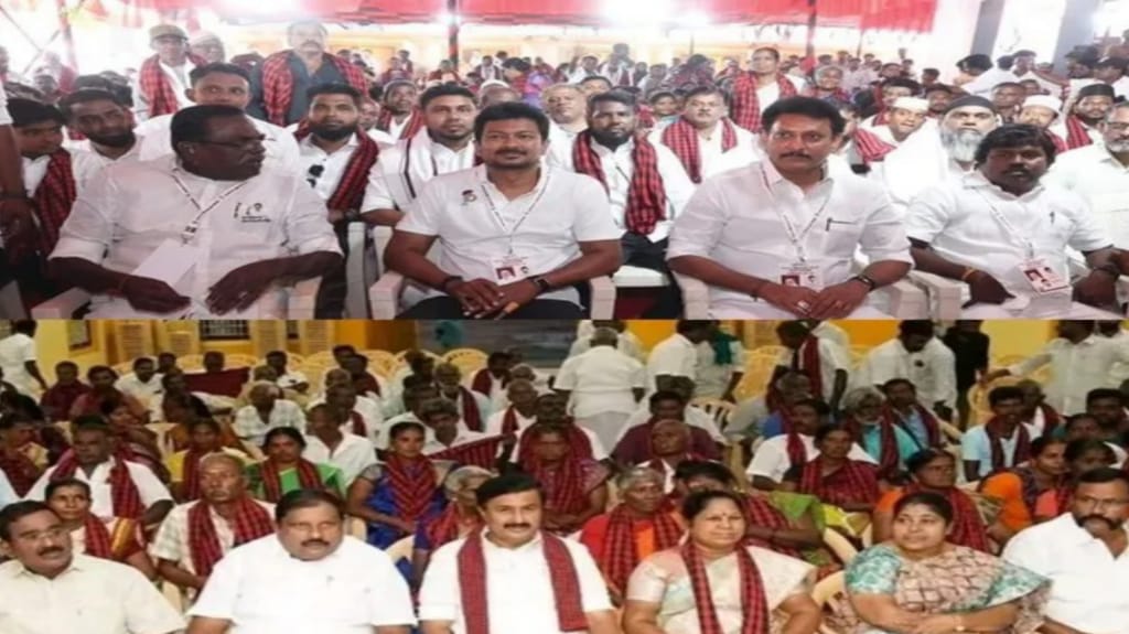 “கூண்டோடு காலியான கூடாரங்கள்..!” அதிமுக, பாஜக உள்ளிட்ட முக்கிய கட்சிகளின் கோட்டையில் உதயநிதி ஸ்டாலின் அதிரடி என்ட்ரி. ஒரே நாளில் 500 பேர் இணைப்பு..  தமிழக அரசியலில் மீண்டும் ஒரு மெகா மாற்றம்…!!!