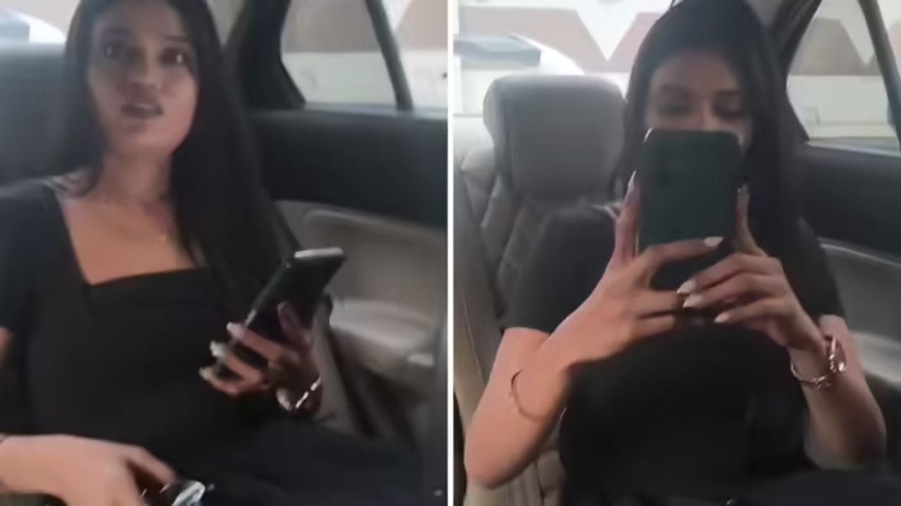 “நீங்க எங்க போகனும்”… சரியா சொல்லுங்க… வெறும் 100 மீட்டருக்காக சண்டை போட்டுக்கொண்ட பெண் பயணி மற்றும் கார் ஓட்டுநர்… வைரலாகும் அதிர்ச்சி வீடியோ..!!