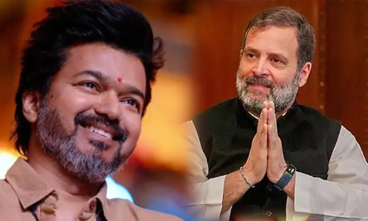 Breaking: தமிழக அரசியலில் திடீர் திருப்பம்..! நடிகர் விஜய்க்கு ராகுல் காந்தி ஆதரவு… வைரலாகும் பரபரப்பு பதிவு…!!!