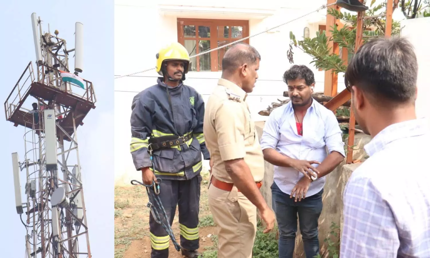 இங்க சிஸ்டமே ரொம்ப தப்பா இருக்கு… முதல்ல இது மாறனும்… அதிமுக கொடியுடன் செல்போன் டவரில் ஏறி பட்டாசுகளை கொளுத்திய தொண்டர்… திருப்பூரில் பரபரப்பு..!!