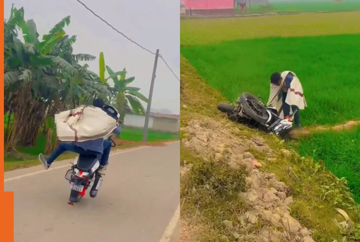 “இவன் மாஸ் இல்லப்பா தமாஸ்..” ​லைக்குகளுக்காக ‘வீலிங்’… ரத்தத்தில் முடிந்த ‘பீலிங்’ – வைரலாகும் விபத்து வீடியோ.!!