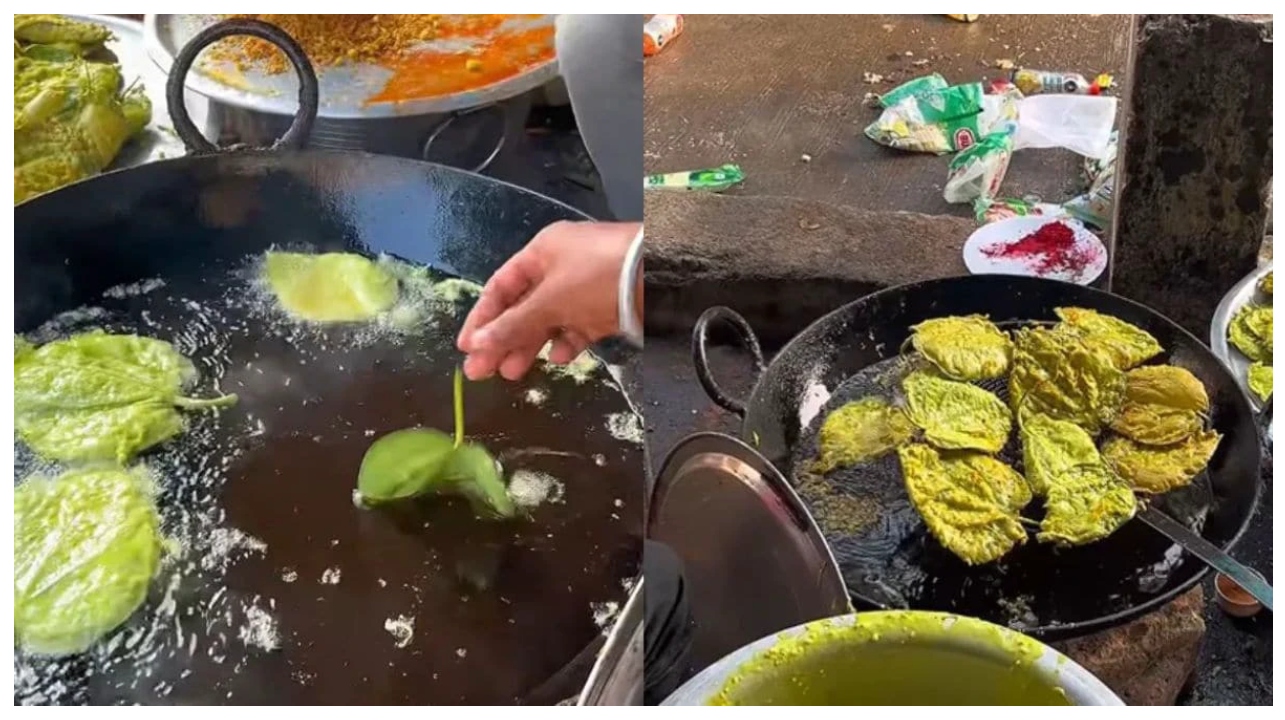 வெற்றிலையில் இப்படியும் ஒரு உணவா?… பானில் தயிர் மற்றும் சட்னியா?… வியாபாரியின் வினோதப் படைப்பு.. வைரலாகும் பான் சாட் வீடியோ…!!!