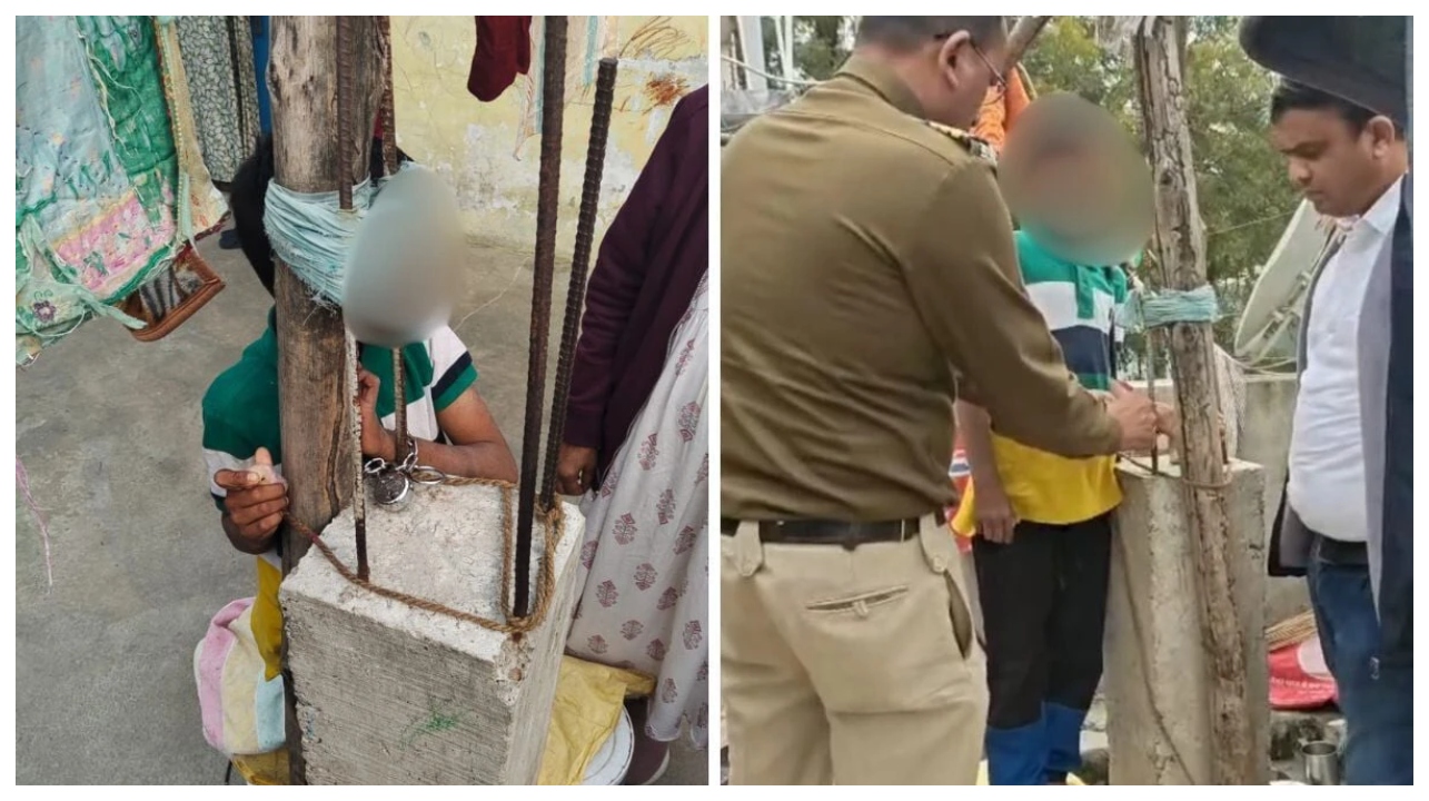 பெற்றோரே செய்த பெரும் கொடுமை… சிறுவனின் அவல நிலை… திருட்டுப் பழக்கத்திற்கு இதுதான் தீர்வா?… வைரலாகும் போலீசாரின் அதிரடி நடவடிக்கை…!!!
