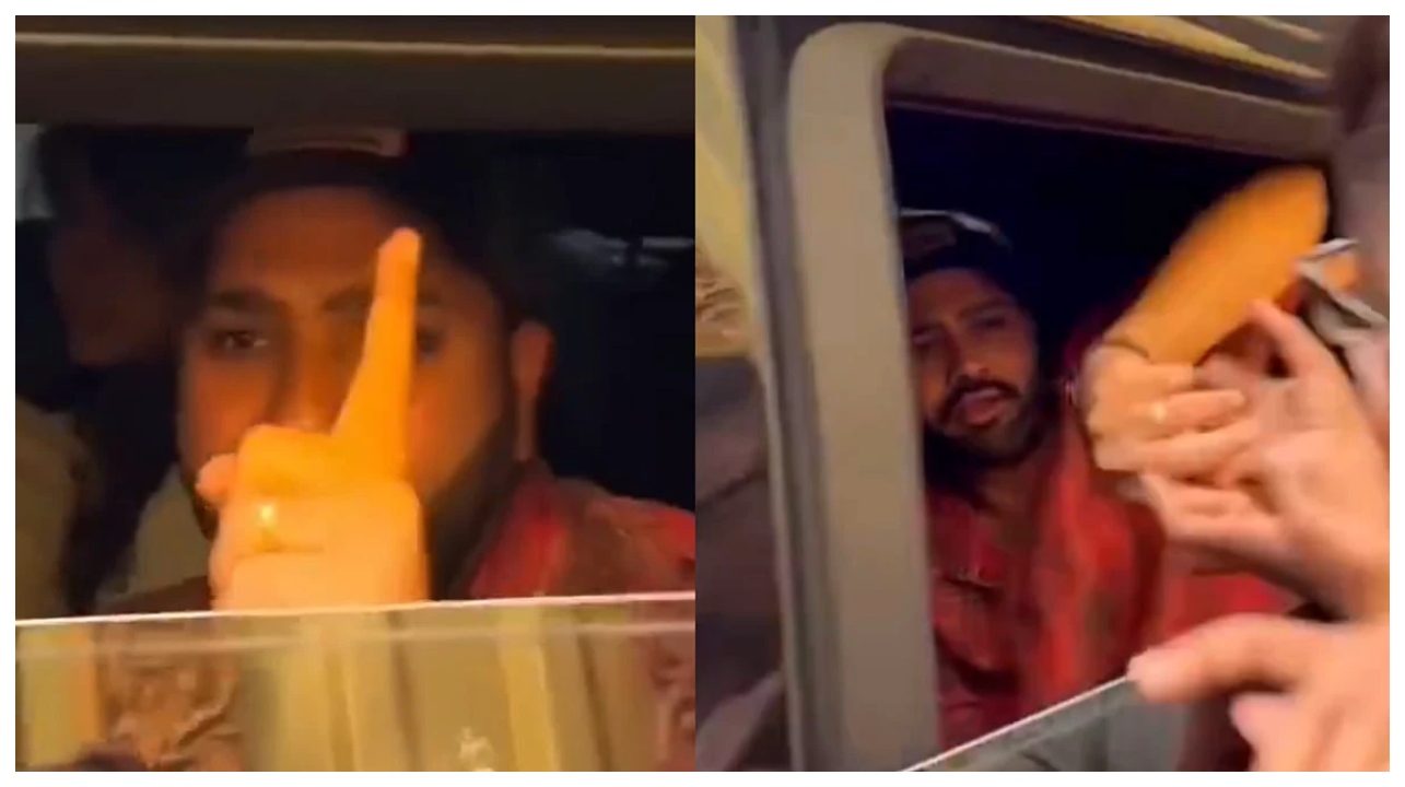 எல்லை மீறிய ரசிகர்கள்… அன்புத் தொல்லையா? அத்துமீறலா?… வைரலாகும் ரோஹித்தின் கோபமான முகம்…. இணையத்தைக் கலக்கும் வீடியோ…!!!