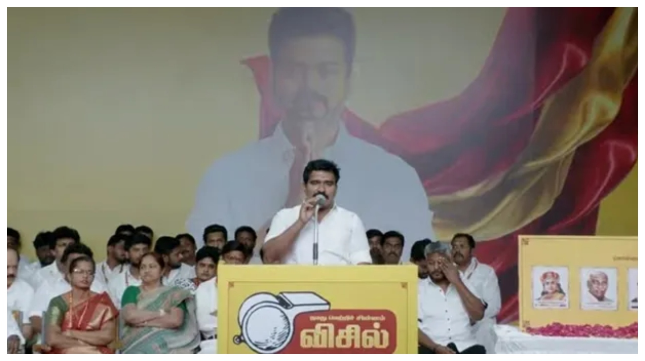 40% வாக்குகளை அள்ள நிர்மல் குமார் சொன்ன ரகசியம் இதுதான்… மாமல்லபுரம் கூட்டத்தில் வெளிவந்த ‘மெகா வியூகம்… தமிழகத்தை அதிரவைத்த தவெக பலே பிளான்…!!!