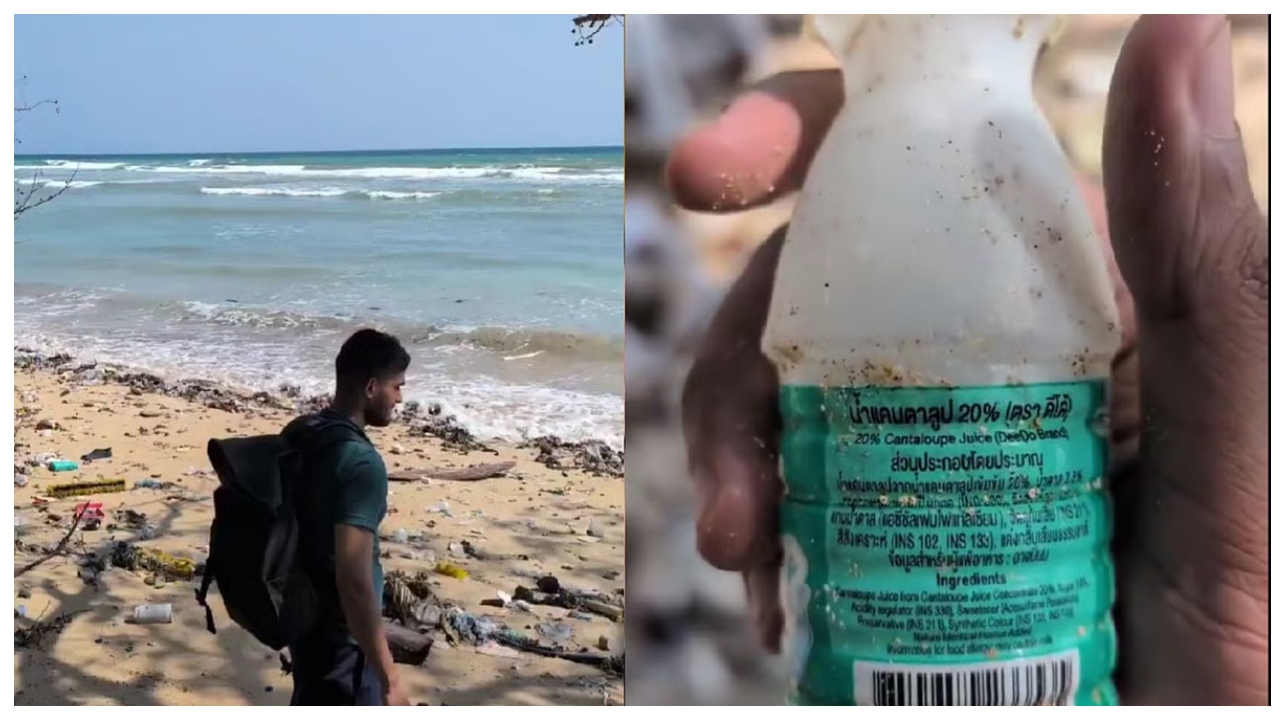 கடற்கரையில் ஒதுங்கிய மர்மப் பொருட்கள்… நமக்கு வேறு பூமி இல்லை… பிளாஸ்டிக் பாட்டில்களுக்கு பாஸ்போர்ட் தேவையில்லை போல… வைரலாகும் சமூக ஆர்வலர் வீடியோ…!!!