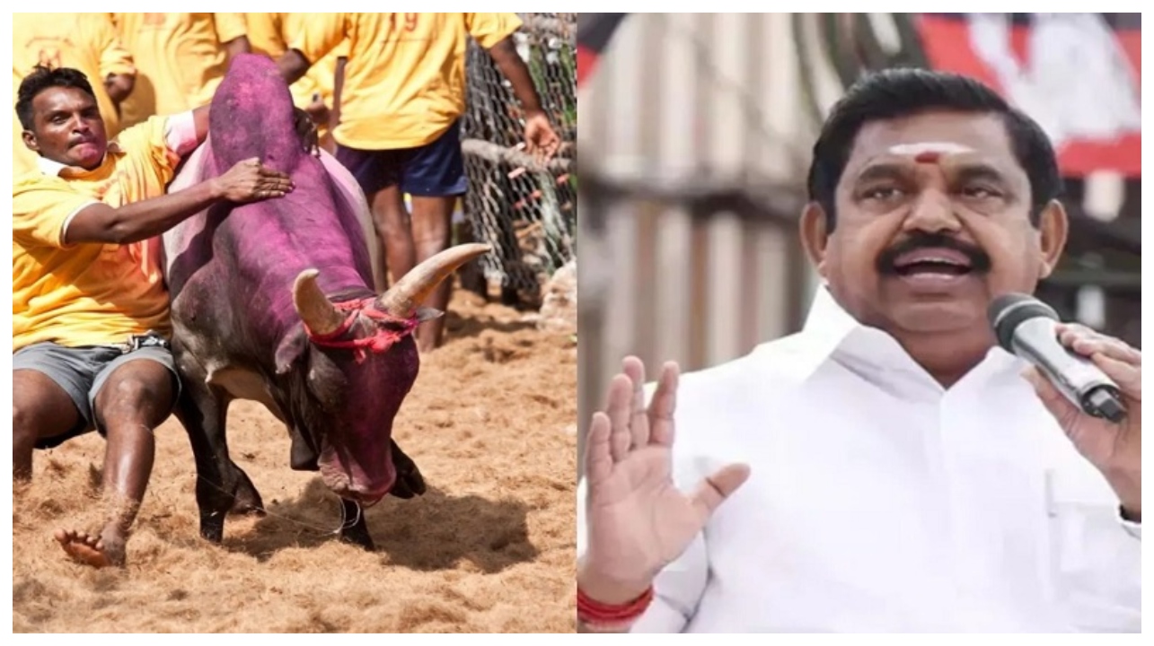 ஜல்லிக்கட்டு மேடையில் இபிஎஸ் கொடுத்த 10 லட்சம் ரூபாய் வாக்குறுதி… காளைகளுக்கும் காப்பீடு… என்ன சொன்னார் தெரியுமா?… ஸ்டாலினுக்குப் போட்டியாக அதிரடி காட்டும் இபிஎஸ்…!!!