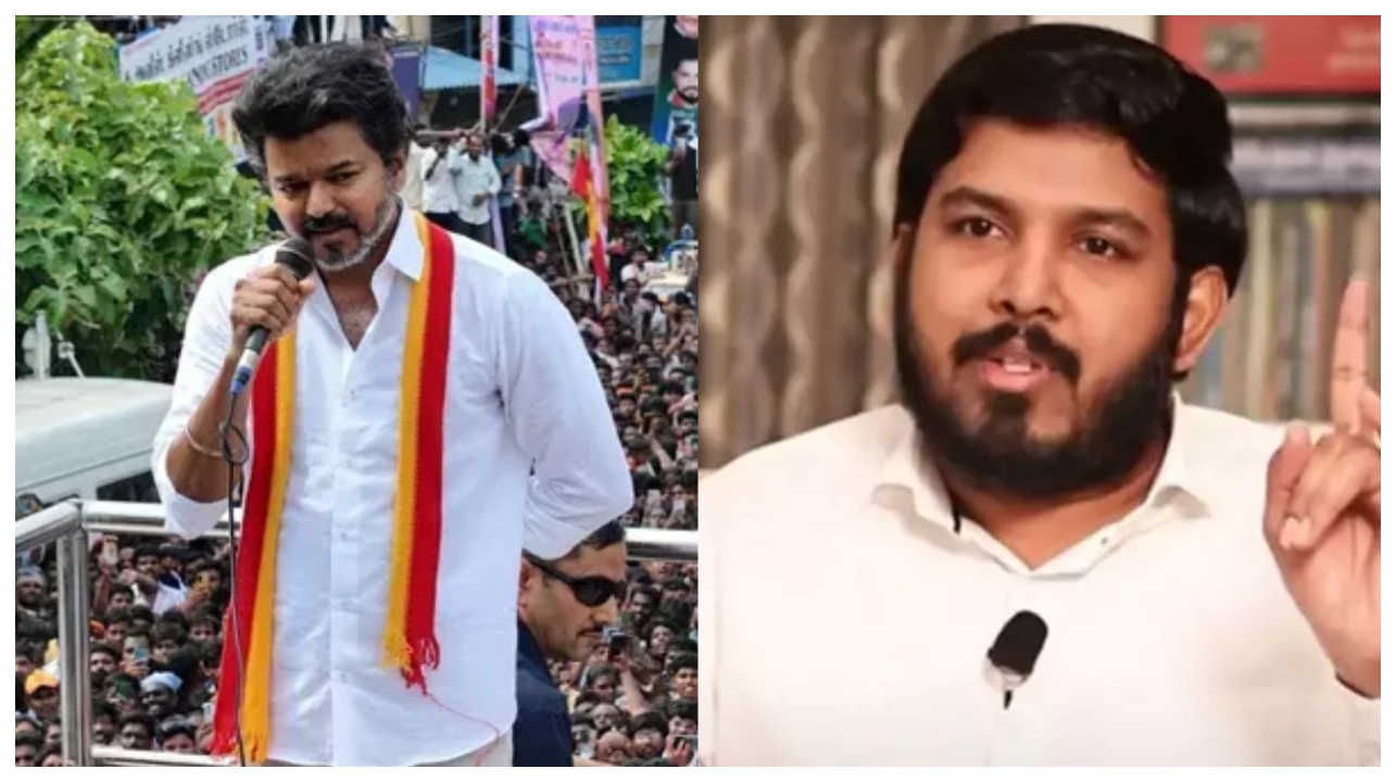 திமுக-வை எதிர்க்கத் துணிச்சல் இருக்கு… பாஜக-வை கண்டிக்க பயமா?… விஜய்யின் இரட்டை வேடம் அம்பலம்?… ஷா நவாஸ் எழுப்பும் சரமாரி கேள்விகள்…!!!