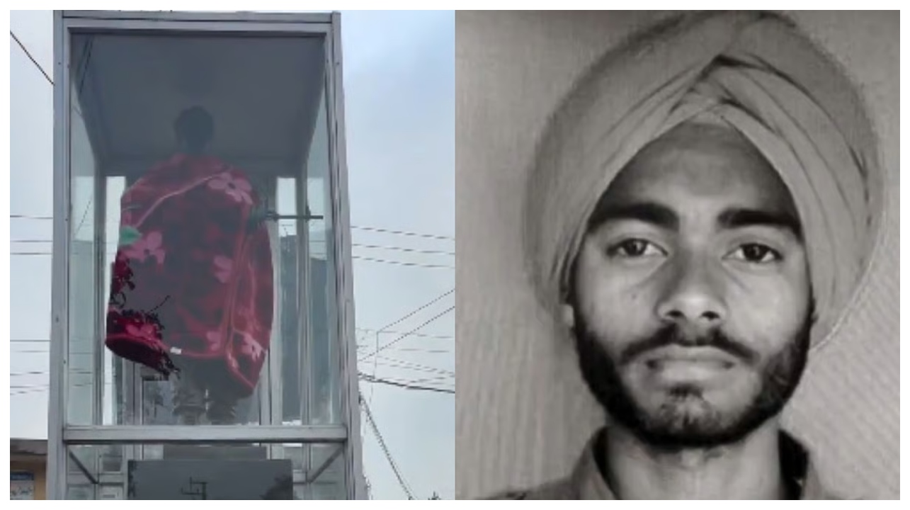 நாட்டை காத்த நாயகன்… கல்லாய் நின்ற மகனுக்கு போர்வை போர்த்திய தாய்… ஒரு தாயின் அன்பு எல்லையற்றது… இணையத்தில் வைரலாகும் வீடியோ