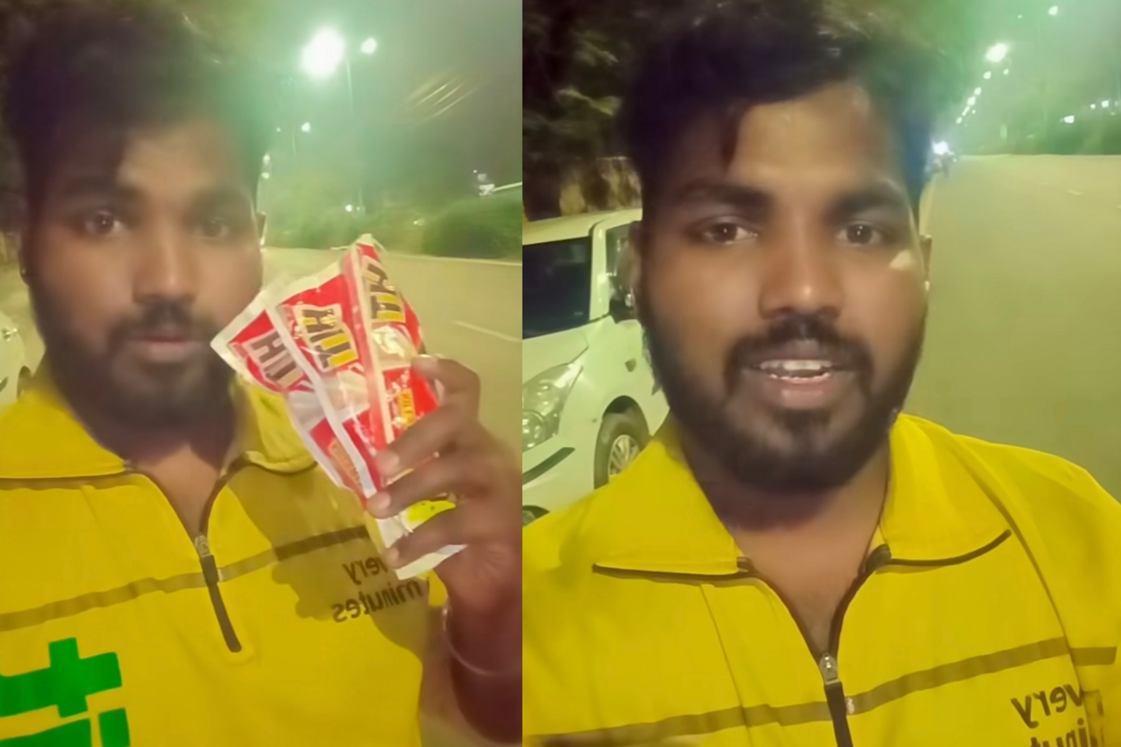 “மனுஷ ரூபத்தில் வந்த தெய்வம்ங்க” இரவு நேரத்தில் 3 எலி மருந்து ஆர்டர்…. டெலிவரி ஊழியருக்கு வந்த சந்தேகம்…. வைரலாகும் வீடியோ….!!