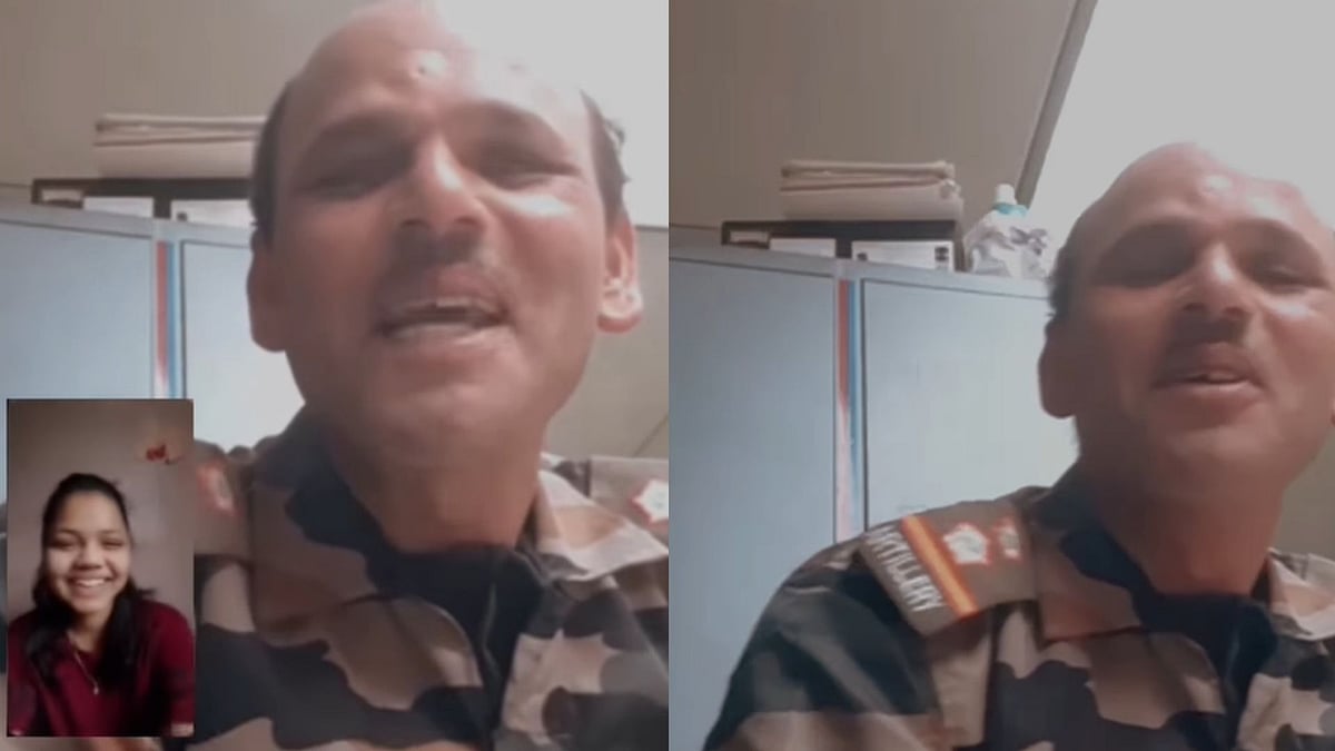 நாடு முக்கியம், அப்புறம் தான் எல்லாம்.. எல்லையில் நின்ற தந்தைக்கு மகள் கொடுத்த சர்ப்ரைஸ்.. கலங்க வைக்கும் வீடியோ..!!
