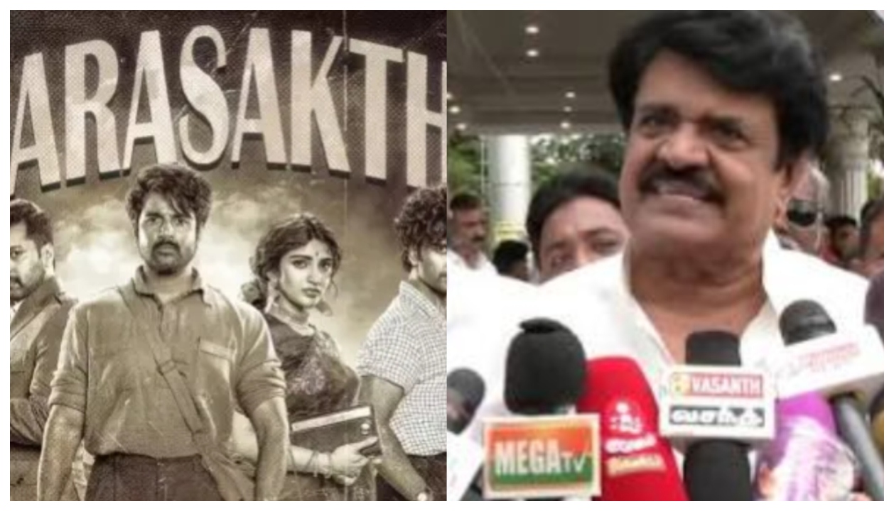 காங்கிரஸ் தான் இந்தியைத் திணித்ததா? ‘பராசக்தி’ பட வசனத்தால் ஆளும் கட்சியை சரமாரியாகக் கேள்வி கேட்ட திருச்சி வேலுசாமி.. பகீர் பின்னணி..!!