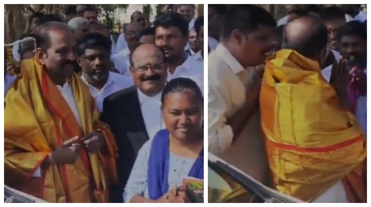Breaking: கவிஞர் வைரமுத்து மீது செருப்பு வீசிய பெண்…! கலெக்டர் ஆபீஸ் முன் நடந்த சம்பவம்… வைரலாகும் பரபரப்பு வீடியோ…!!!
