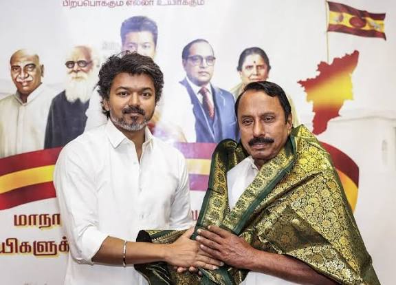 “நிஜமான அரசியல் ஹீரோ விஜய் தான்”.. பனையூர் அலுவலகத்தில் தவெக செங்கோட்டையன் ஆவேசம்..!!