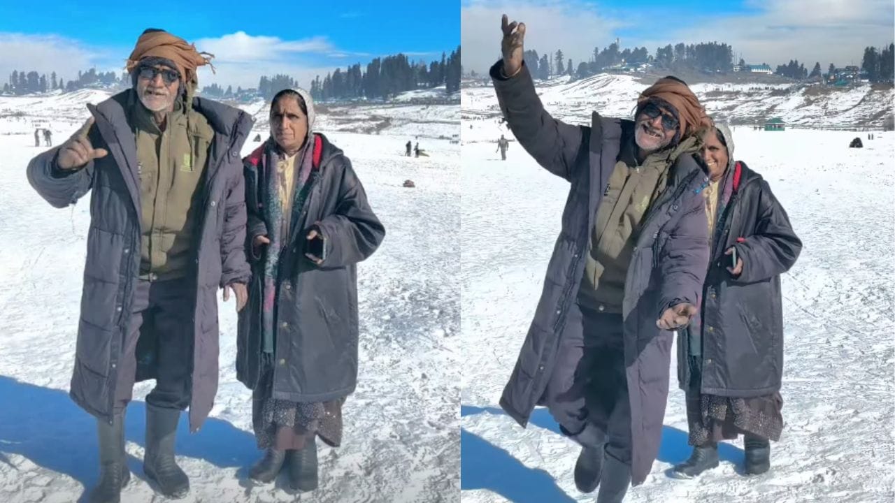 முதுமையிலும் குறையாத உற்சாகம்… பனிப்பொழிவில் தாத்தா, பாட்டியின் மெய்சிலிர்க்க வைக்கும் நடிப்பு… வைரலாகும் வீடியோ…!!!