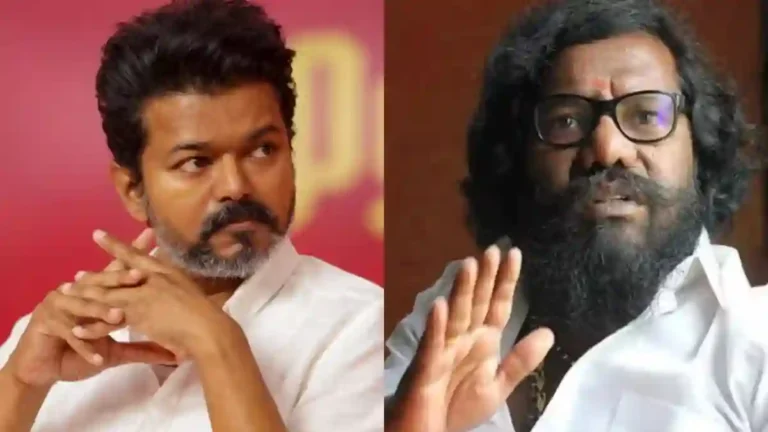 நீங்க கோர்ட்டுக்கு போனதை தமிழகம் இன்னும் மறக்கல… “சொந்த காருக்கே வரி கட்ட முடியல”.. இதல ஊழல் பற்றி பேசலாமா..? விஜயை லெப்ட் ரைட் வாங்கிய கருணாஸ்..!!