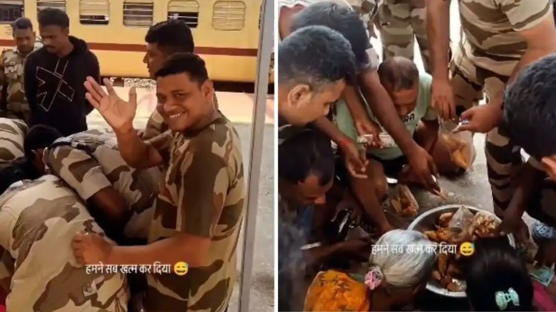 சமோசா விற்ற ஏழை மூதாட்டி.. ராணுவ வீரர்களின் செயலால் நெகிழ்ந்து போன ரயில் நிலையம்.. இணையத்தையே அழ வைத்த காட்சி..!!