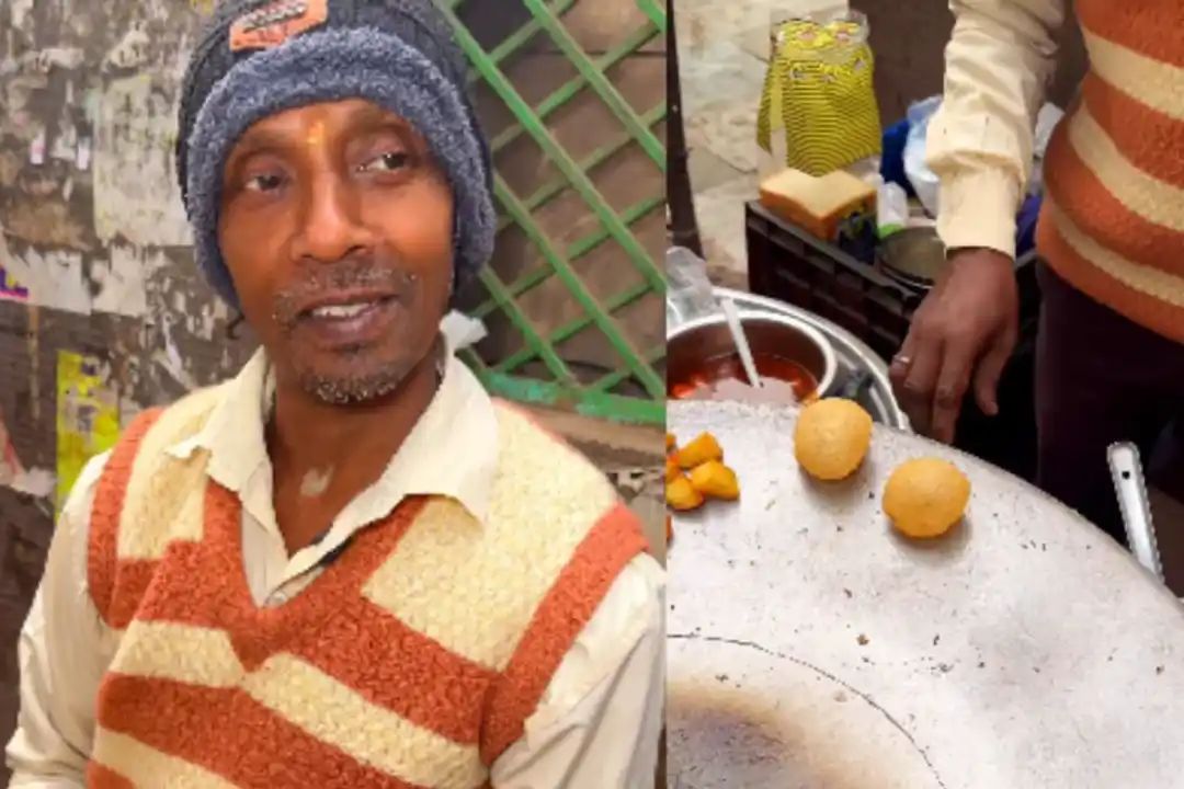 பானிபூரி பிரியர்களே உஷார்.. தலைசுற்ற வைக்கும் விலை.. வெறும் 2 பானிபூரி 100 ரூபாயா? கடைக்காரரின் மாஸ் பதில்..வைரல் வீடியோ..!!
