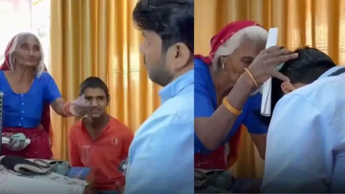 “உங்க காசு வேணாம் அம்மா, ஆசீர்வாதம் போதும்”..ஏழை மூதாட்டியிடம் கண்ணீரைத் துடைத்த மருத்துவர்.. வைரல் வீடியோ..!!