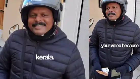 மனிதம் இன்னும் சாகல…  கடுமையாக உழைக்கும் இந்திய டெலிவரி ஊழியர்.. ஒரு மாத வாடகையை பரிசளித்த வெளிநாட்டு விளாகர்… வைரலாகும் நெகிழ்ச்சி வீடியோ..!!