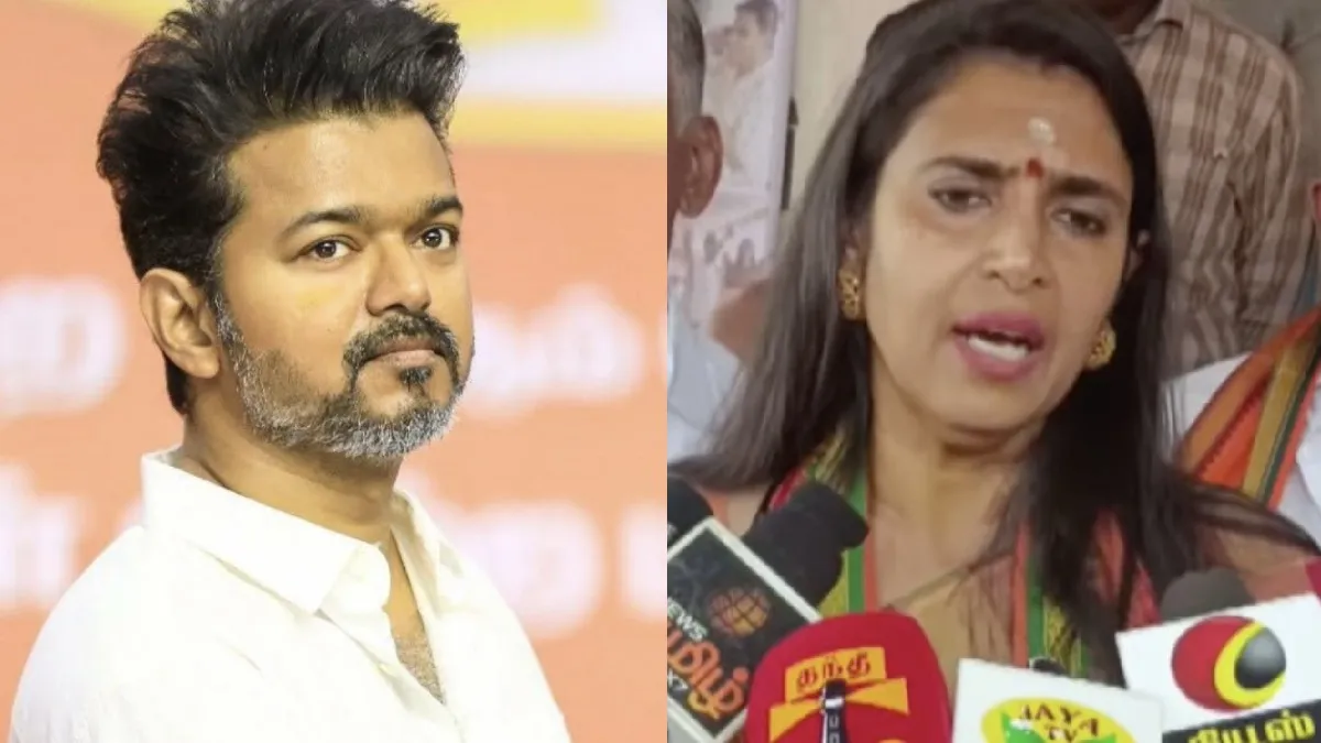 திமுகவுக்கு 2 லட்டு..! “விஜய்க்கு அனுபவம் இல்லை”… சொந்த பிரச்சனைக்கே வாய் திறக்கல இதுல மக்கள் பிரச்சனைக்கு குரல் கொடுக்க போறாரா… வச்சு செஞ்ச நடிகை கஸ்தூரி..!!