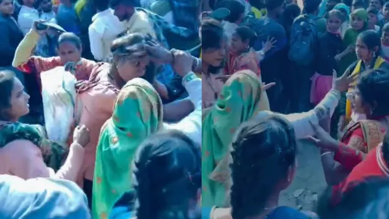 திருவிழாவா? போர்க்களமா?.. பெண்கள் மோதலால் போர்க்களமான திருவிழா சந்தை… அதிர்ச்சியில் உறைந்த கிராம மக்கள்..!!
