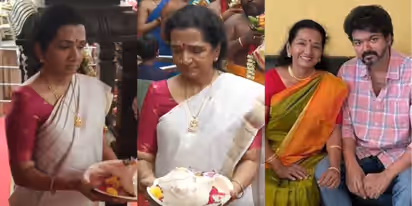 கையில் கட்டிய காப்பு.. கோயிலுக்கே போகாத விஜய், திடீரென வீட்டில் நள்ளிரவில் நடந்த ரகசிய பூஜை.. மகனுக்காக களமிறங்கிய ஷோபா சந்திரசேகர்..!!