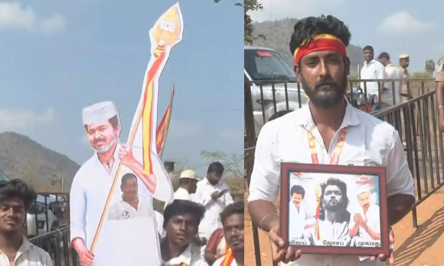 “முகமது ஜோசப் விஜய்”… கையில் வேல் தலையில் குல்லா…  3 மத அடையாளங்களுடன் நடிகர் விஜயின் வேற லெவல் போட்டோ… தமிழக அரசியலில் புது ட்ரெண்ட்..!!