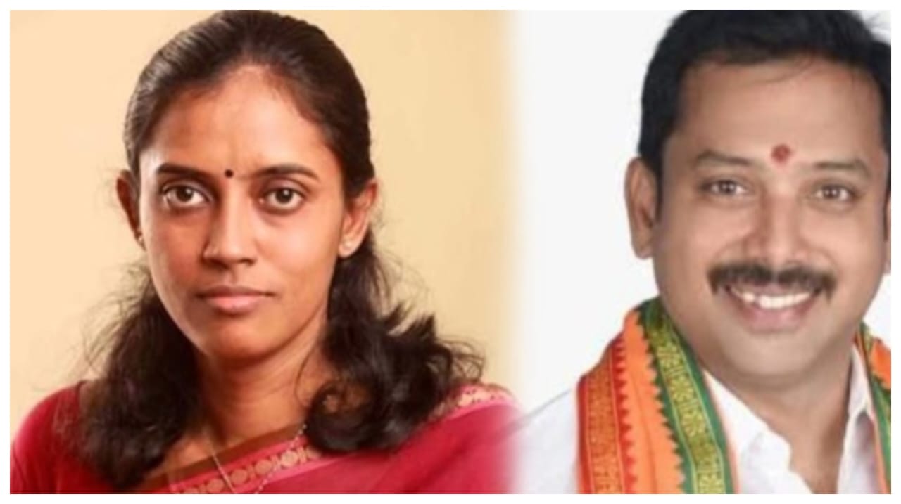 “ஆபாசமான அருவருக்கத்தக்க பேச்சு”… பொதுவெளியில் எம்பி ஜோதி மணியை மோசமாக பேசிய பாஜக நிர்வாகி… வைரலாகும் பரபரப்பு வீடியோ…!!!