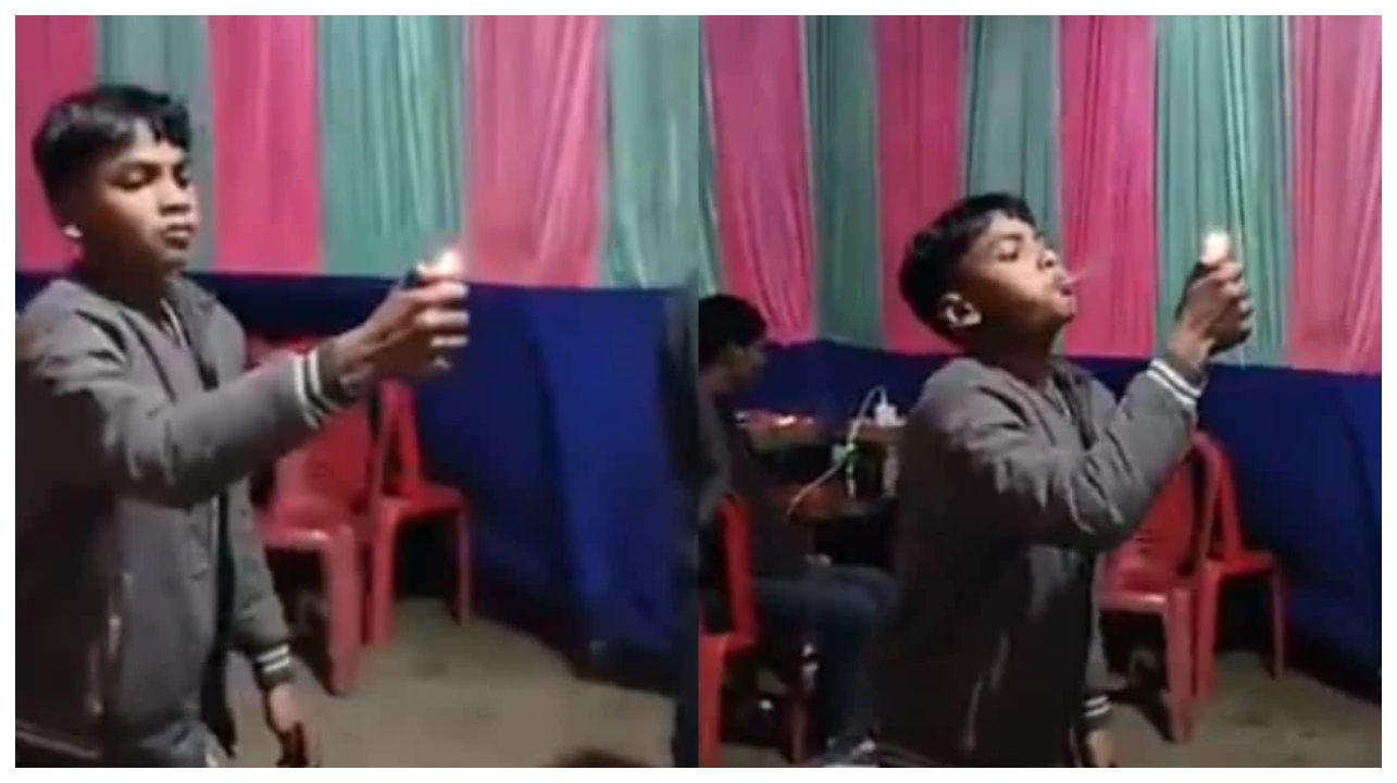 பகீர்: சிறுவனின் முகத்தை உருக்குலைத்த மண்ணெண்ணெய் சாகசம்… நெருப்புடன் விளையாடினால் இதுதான் கதி… பதறவைக்கும் வீடியோ..!!!